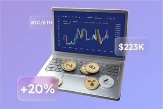 Technology visualization of an AI-powered automated trading system on Beacon Kapithold